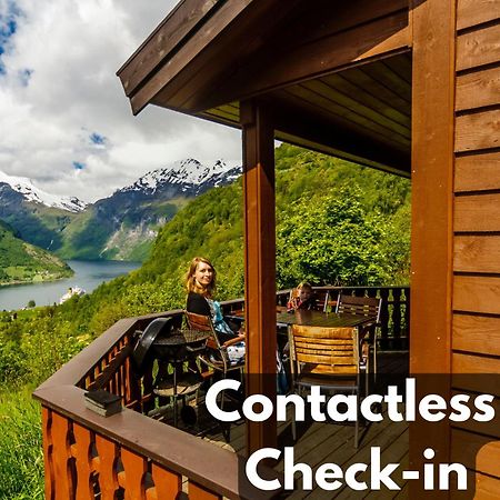 Fossen Accommodation Geiranger Kültér fotó